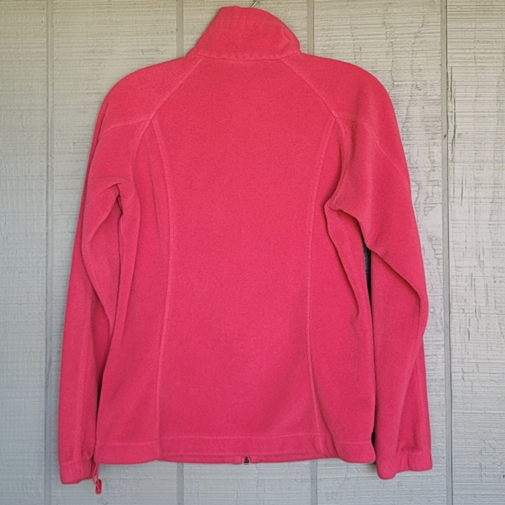 Columbia Women's Zip-Front Pink Fleece Jacket. Size S - Picture 3 of 10